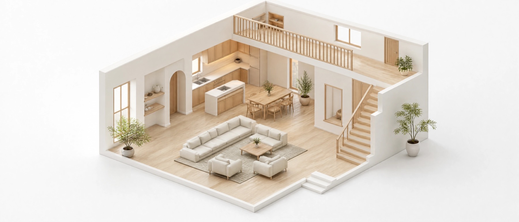 A Sacramento vacation rental staged and cleaned for the next guest