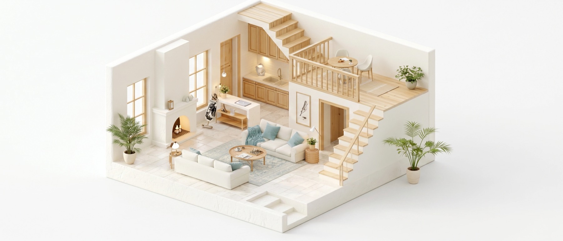 A two-story Sacramento home kept spotless with recurring standard cleaning
